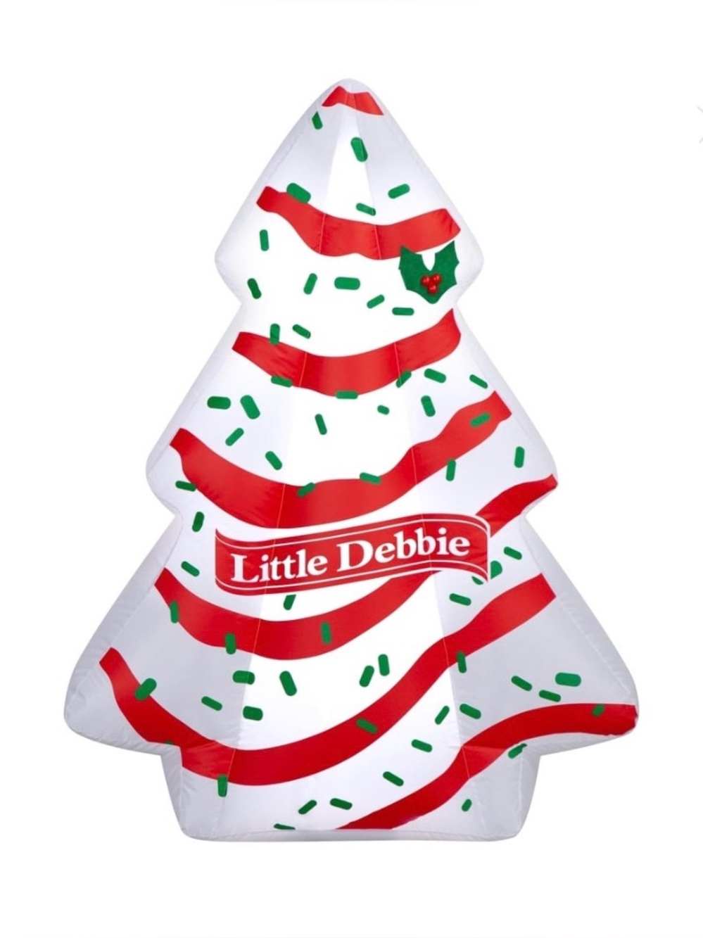 NIB. LITTLE DEBBIE 4.5ft Christmas Tree Inflatable Decoration